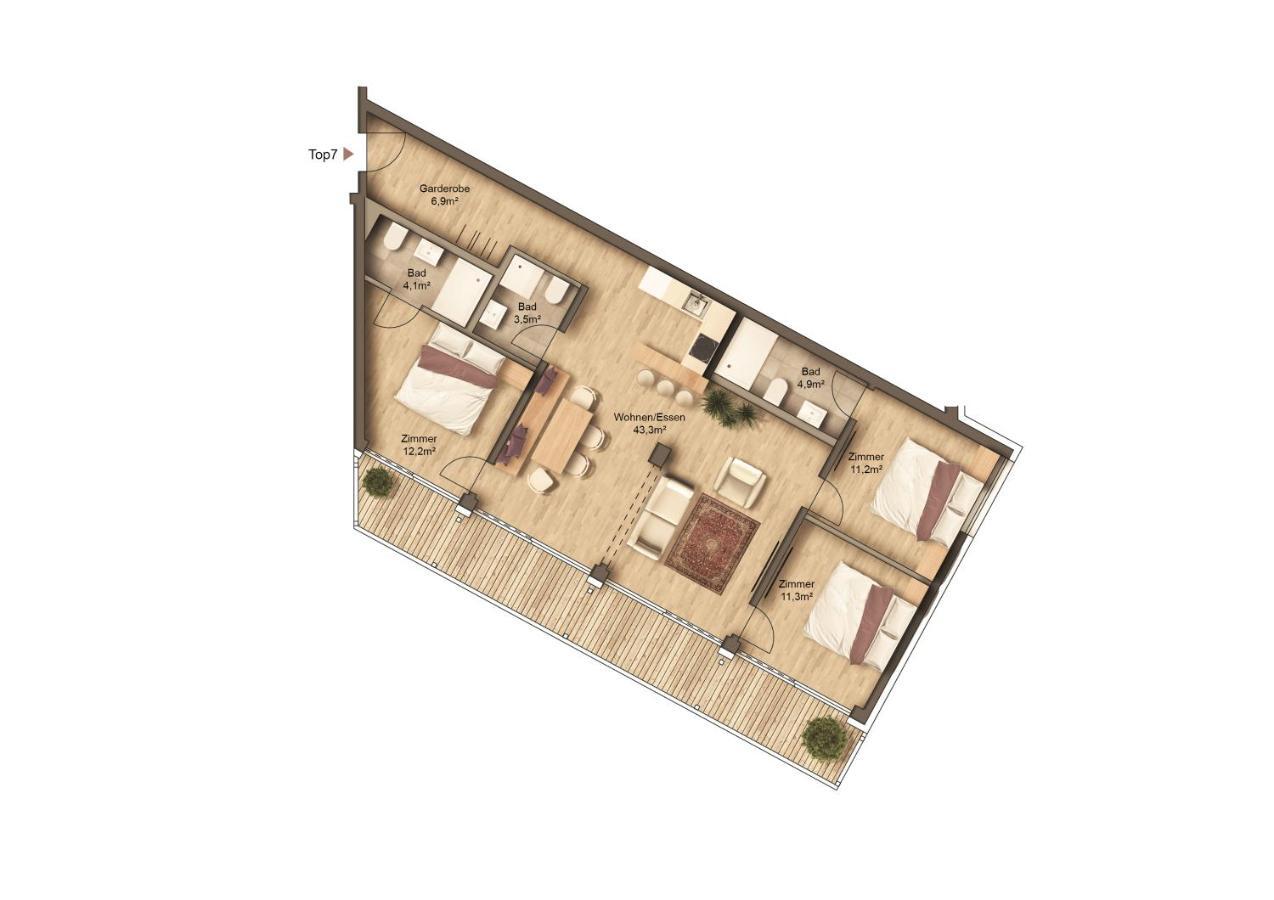 Panorama Residence Moesern سيفيلد ان تيرول المظهر الخارجي الصورة