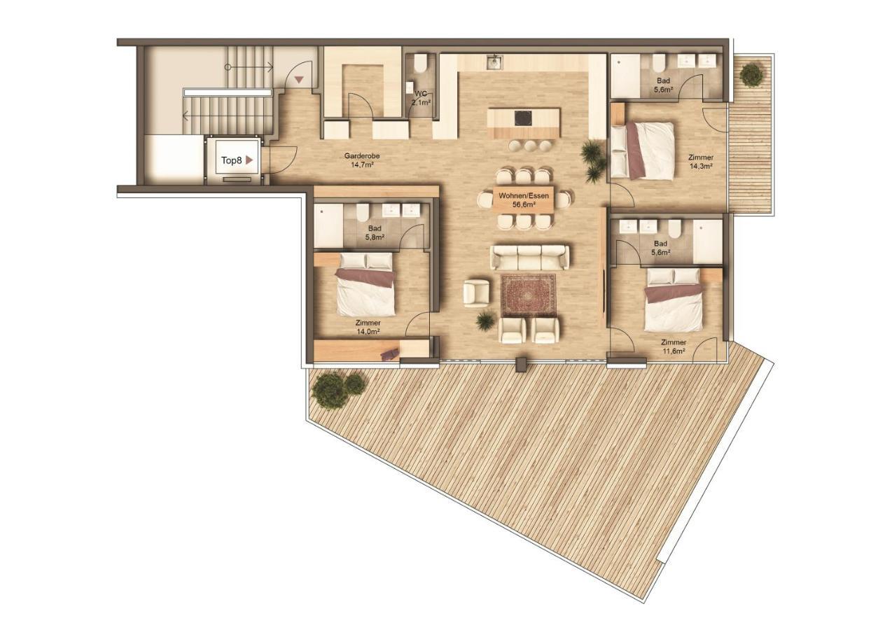 Panorama Residence Moesern سيفيلد ان تيرول المظهر الخارجي الصورة